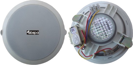 3-6W塑料锌网天花吸顶喇叭ABS-610